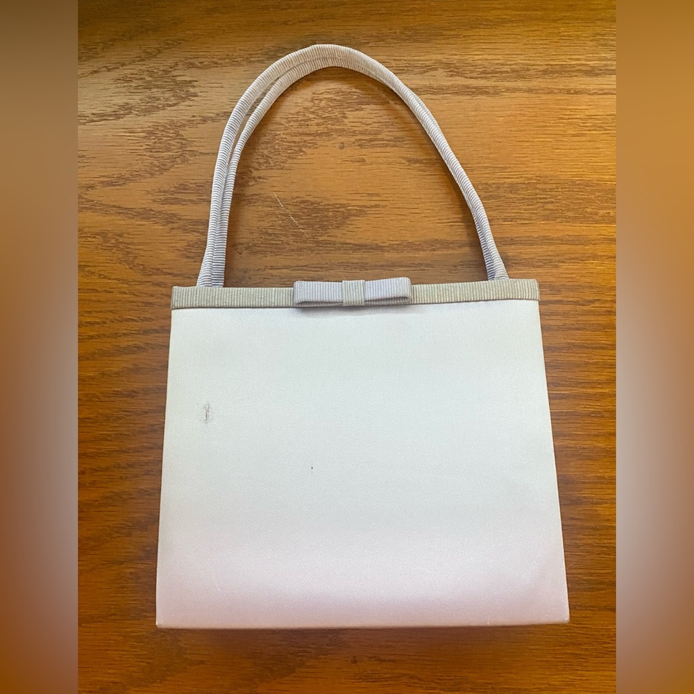 Satin Tote In Lavender Small
